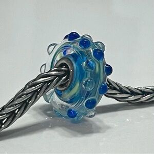 Authentic Trollbeads Whitecap Bead 10090